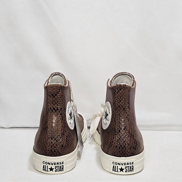 Converse Women's CTAS Snakeskin Print Hi Tops Size 7.5 A13393C NWT - Picture 6 of 8